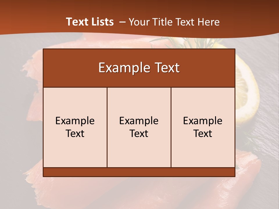 Fresh Delicacy Cut PowerPoint Template