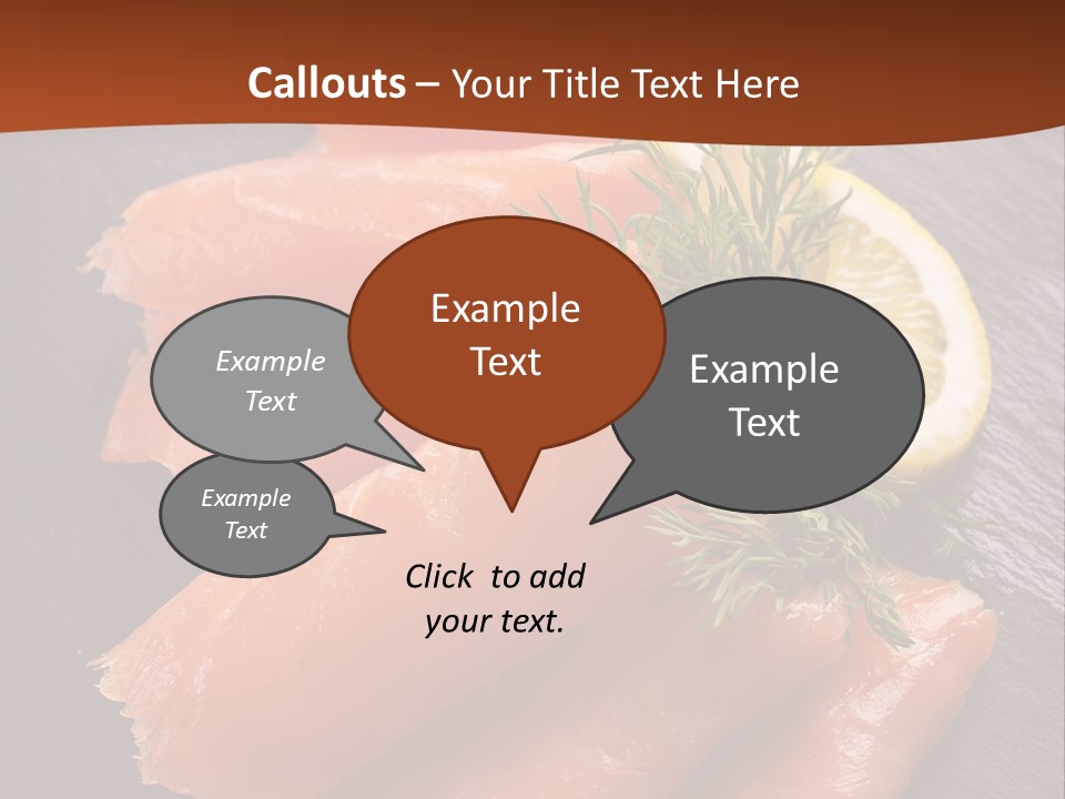 Fresh Delicacy Cut PowerPoint Template