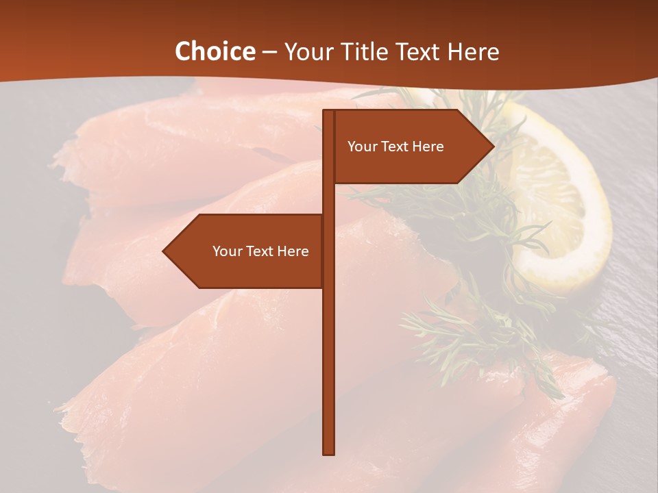 Fresh Delicacy Cut PowerPoint Template