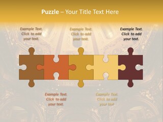 A Dome In A Building With A Light Shining On It PowerPoint Template