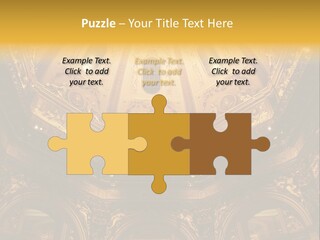 A Dome In A Building With A Light Shining On It PowerPoint Template