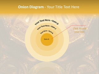 A Dome In A Building With A Light Shining On It PowerPoint Template