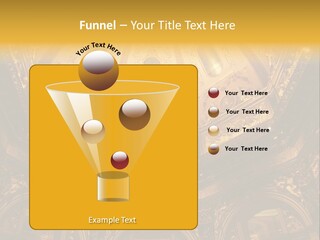 A Dome In A Building With A Light Shining On It PowerPoint Template