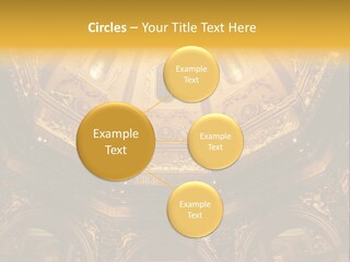 A Dome In A Building With A Light Shining On It PowerPoint Template