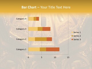 A Dome In A Building With A Light Shining On It PowerPoint Template