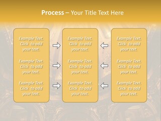 A Dome In A Building With A Light Shining On It PowerPoint Template