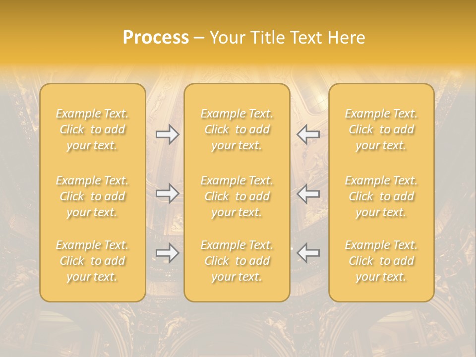 A Dome In A Building With A Light Shining On It PowerPoint Template