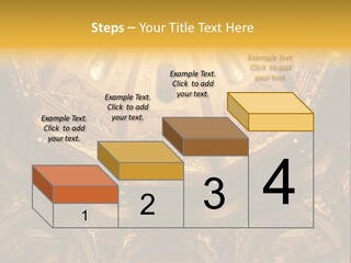 A Dome In A Building With A Light Shining On It PowerPoint Template