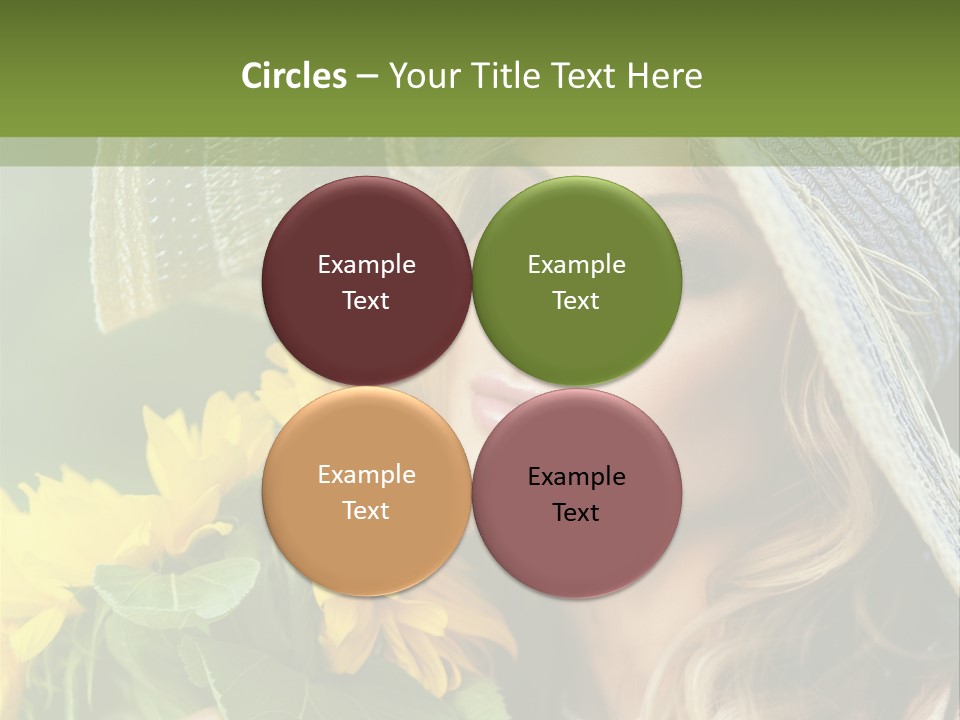 Crop Edible Macro PowerPoint Template