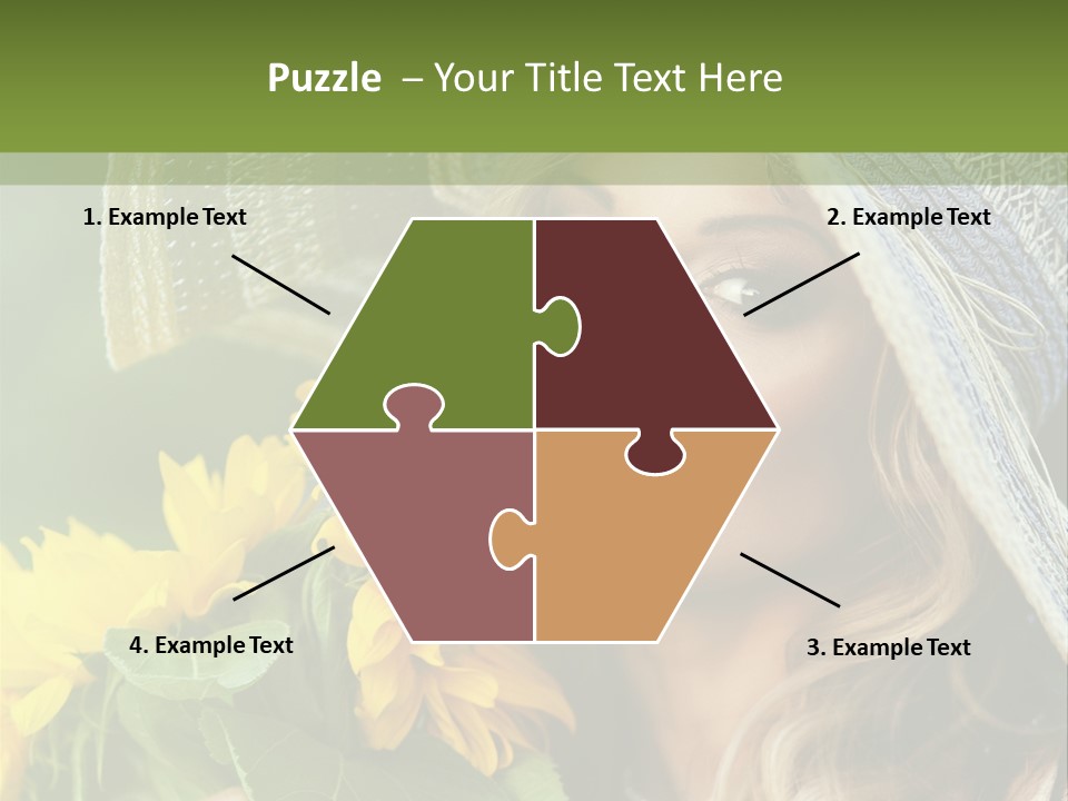 Crop Edible Macro PowerPoint Template