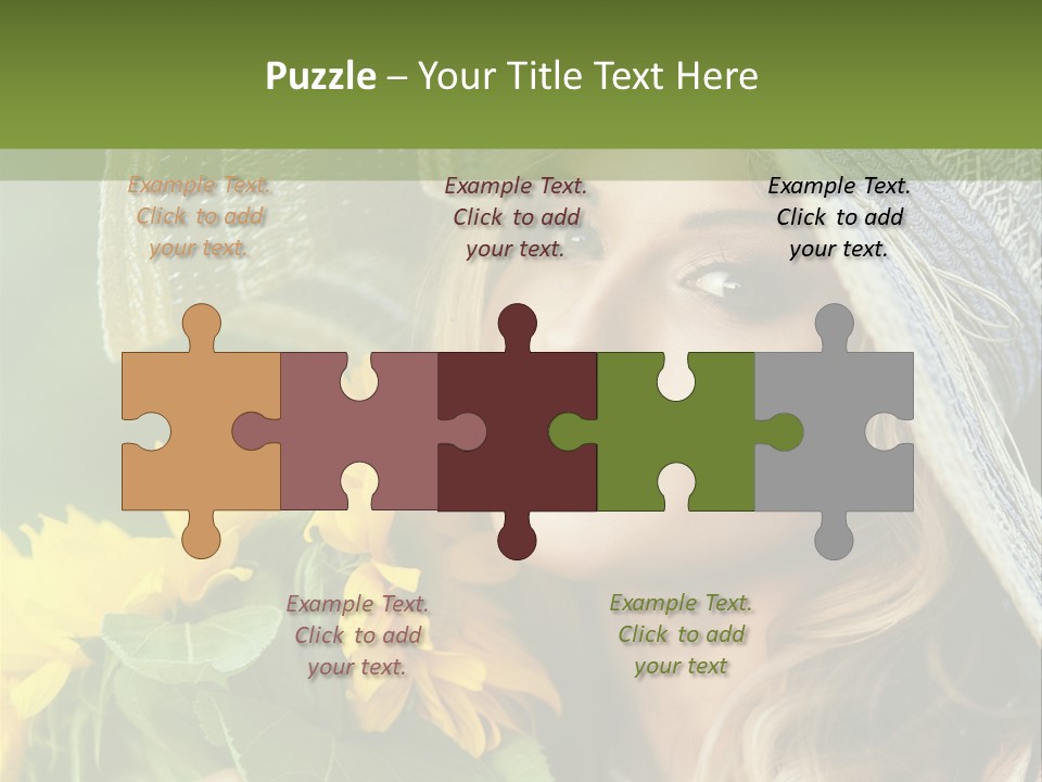 Crop Edible Macro PowerPoint Template