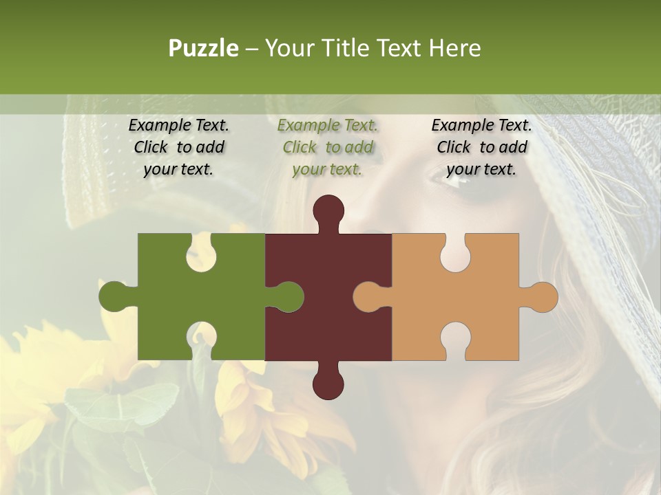 Crop Edible Macro PowerPoint Template