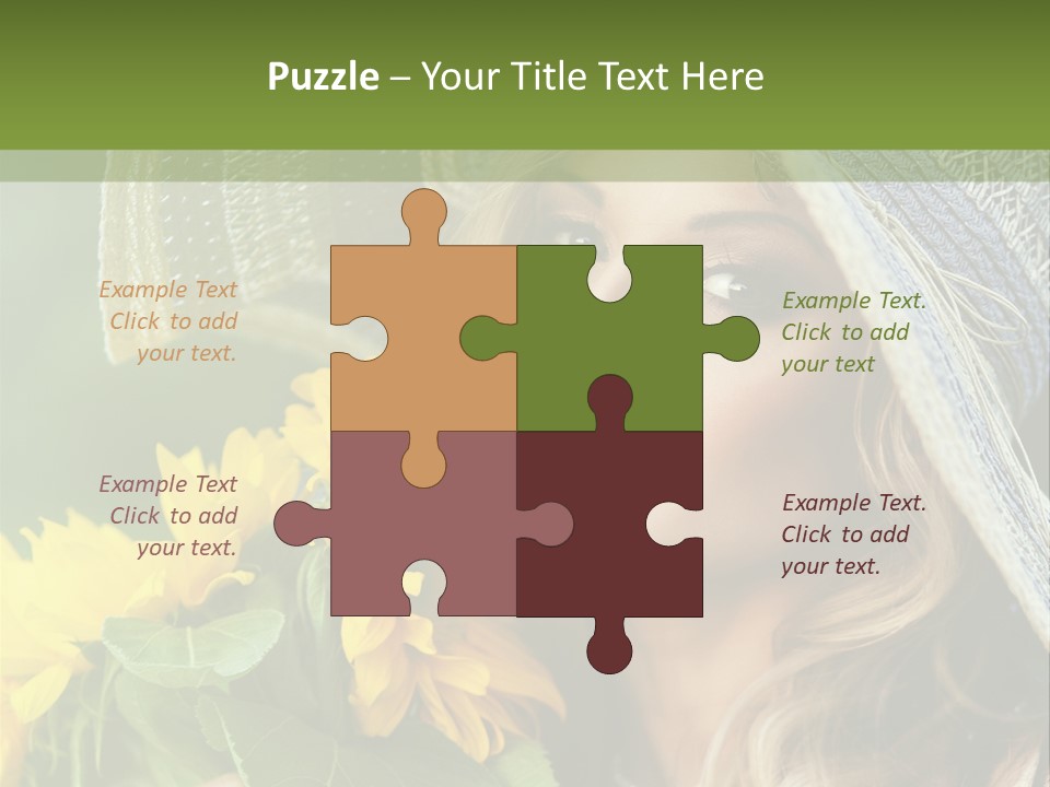 Crop Edible Macro PowerPoint Template