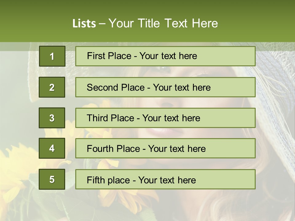 Crop Edible Macro PowerPoint Template