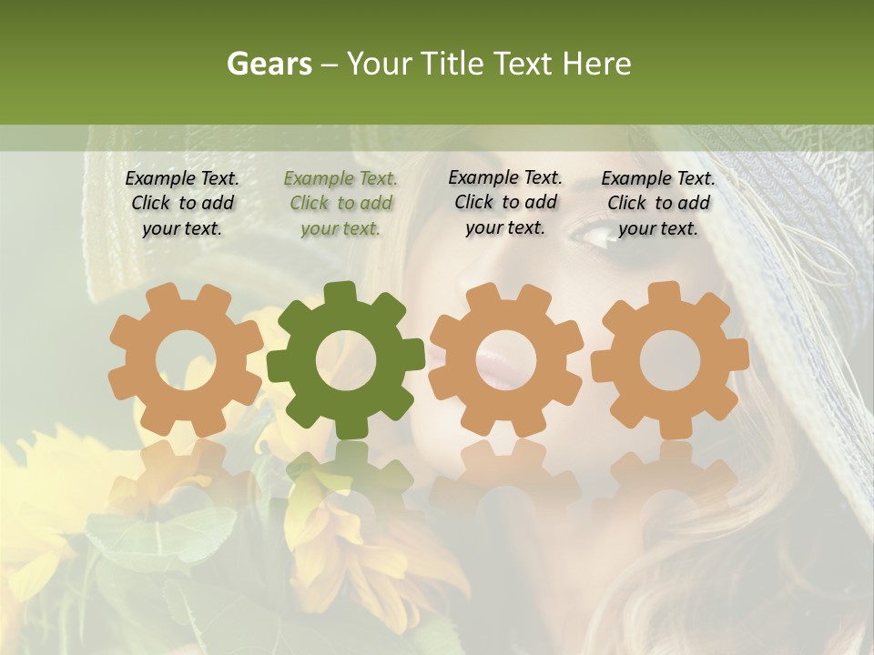 Crop Edible Macro PowerPoint Template