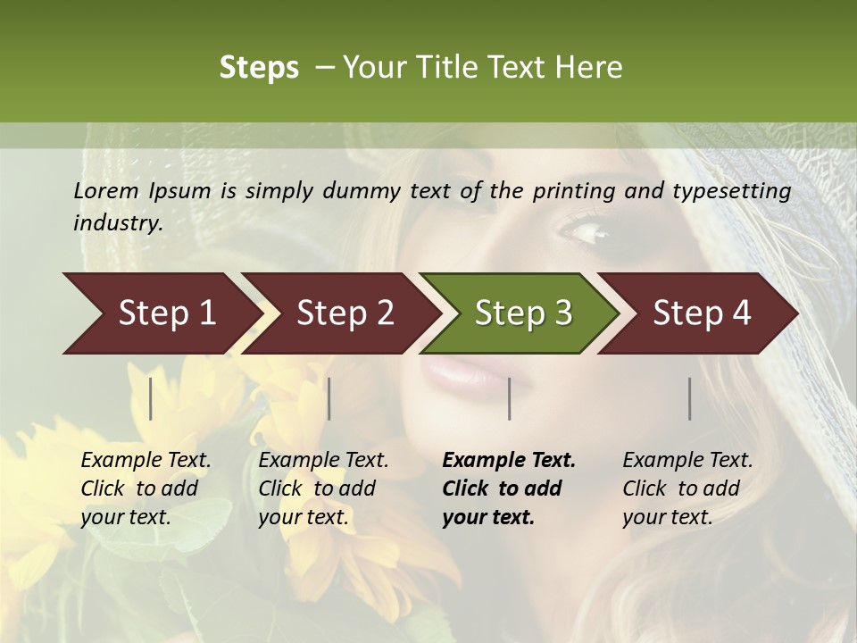 Crop Edible Macro PowerPoint Template