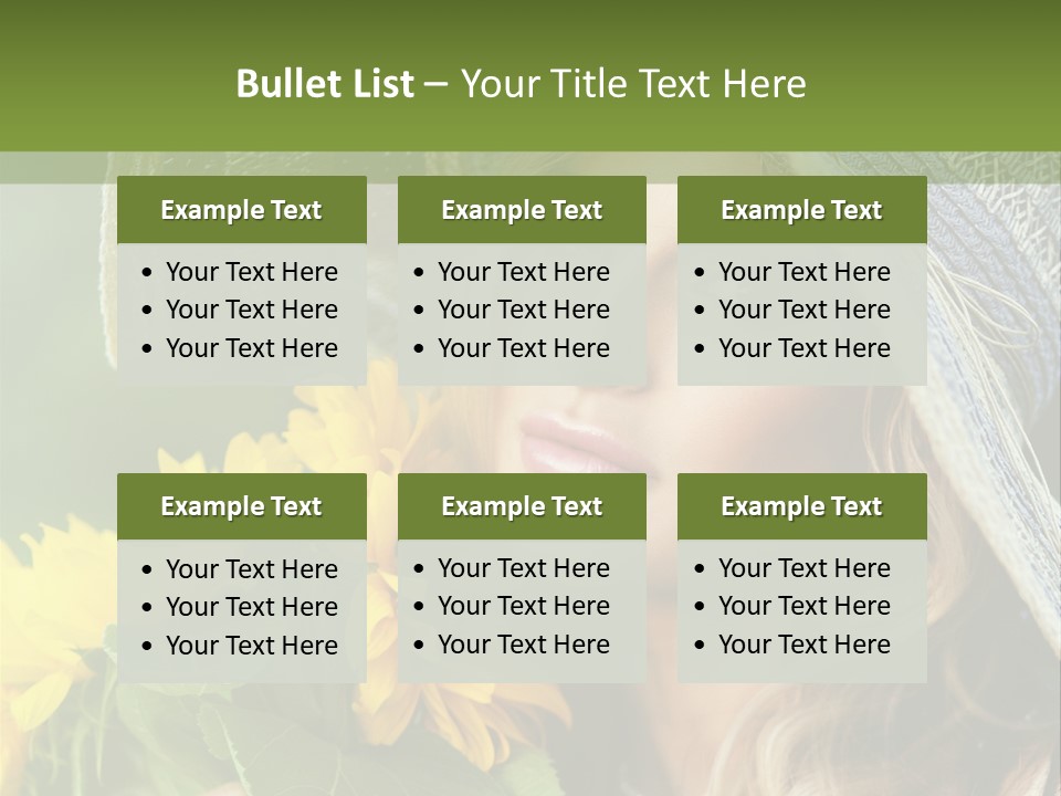 Crop Edible Macro PowerPoint Template