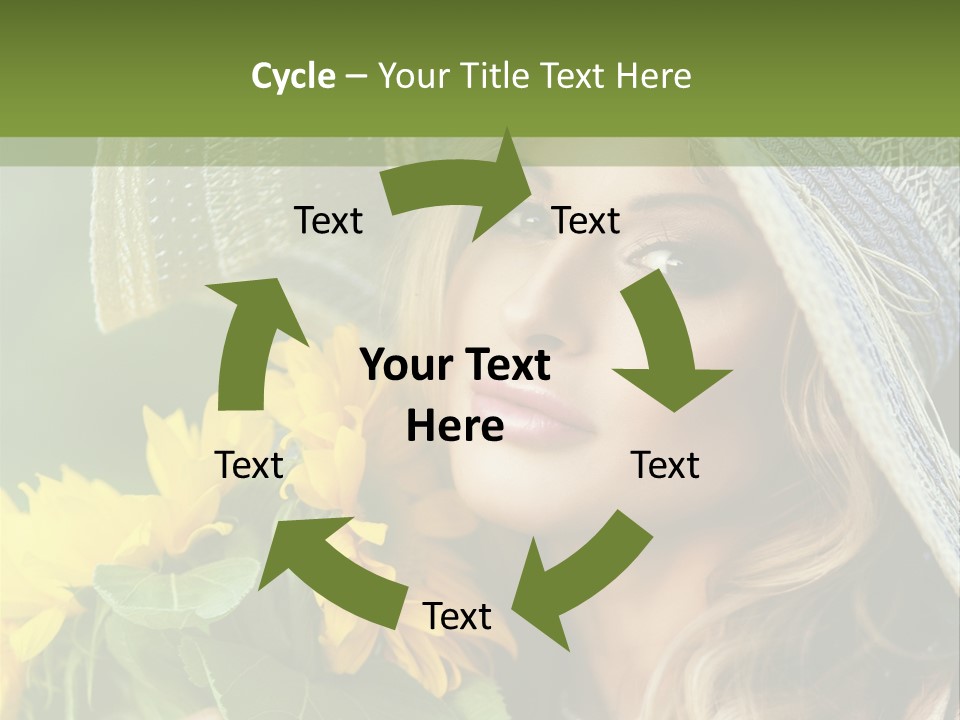 Crop Edible Macro PowerPoint Template