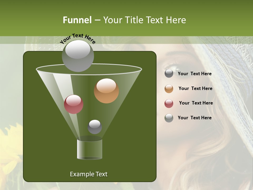 Crop Edible Macro PowerPoint Template