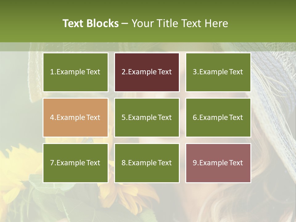 Crop Edible Macro PowerPoint Template