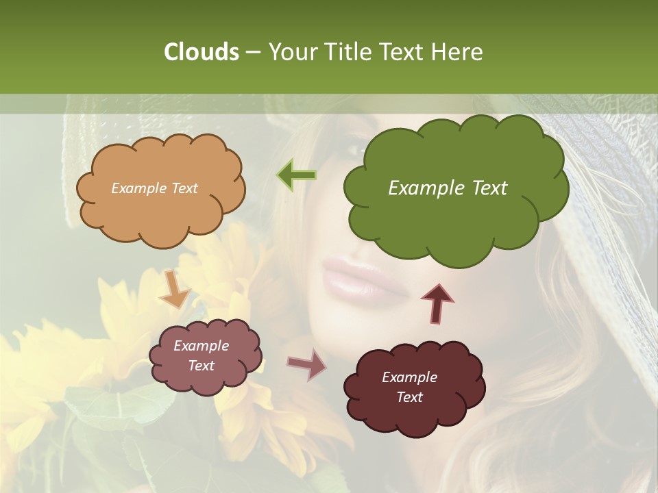 Crop Edible Macro PowerPoint Template