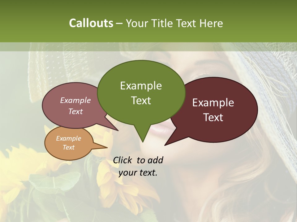 Crop Edible Macro PowerPoint Template
