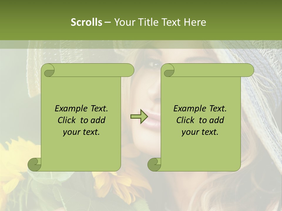 Crop Edible Macro PowerPoint Template