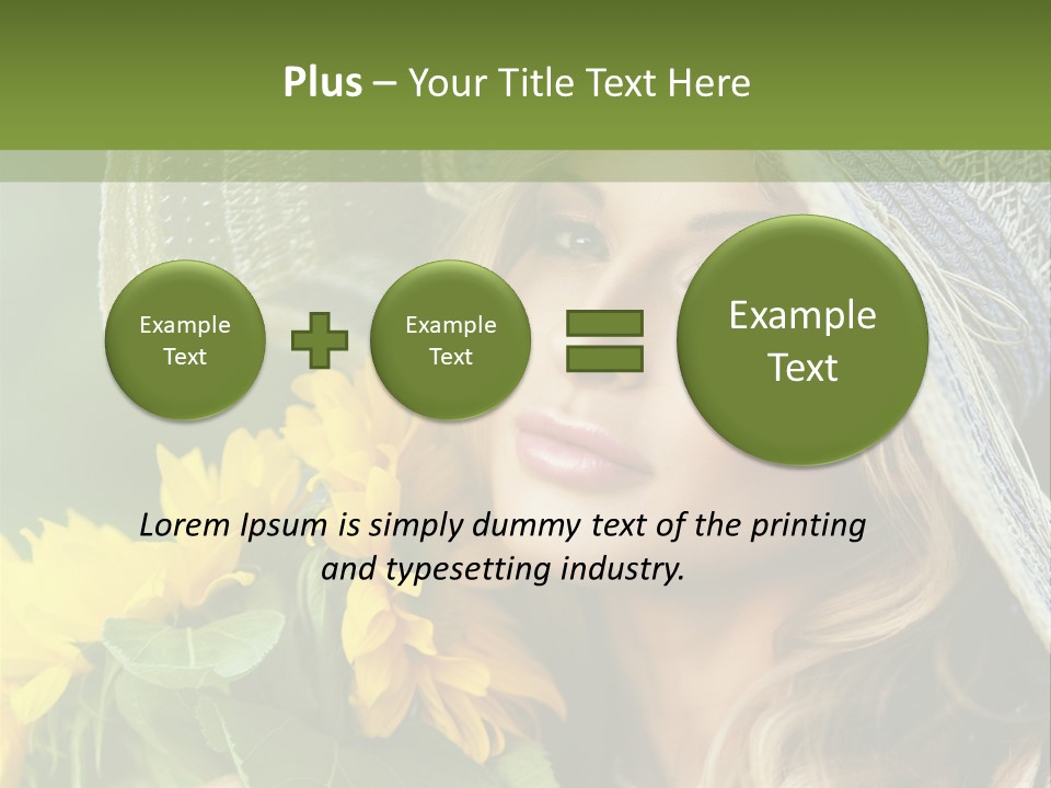 Crop Edible Macro PowerPoint Template