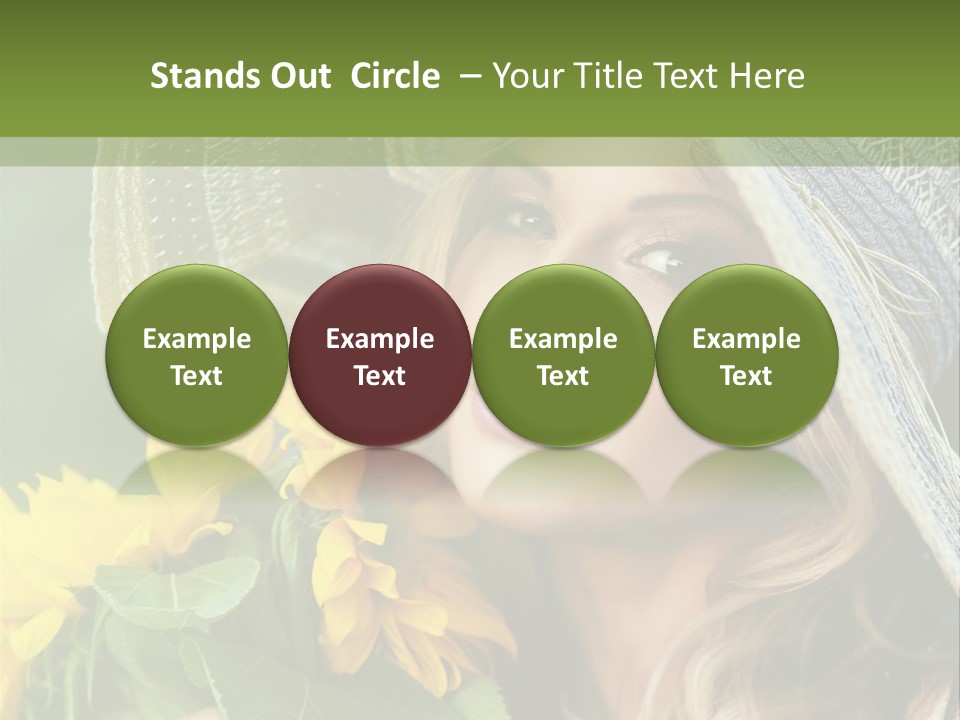 Crop Edible Macro PowerPoint Template