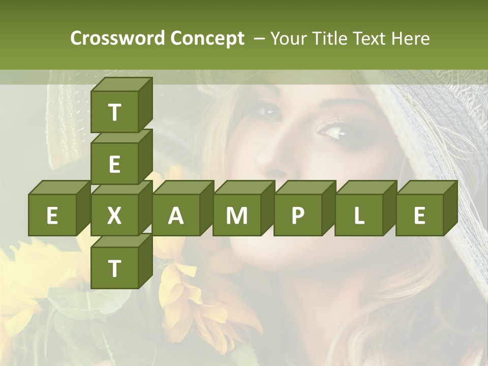 Crop Edible Macro PowerPoint Template