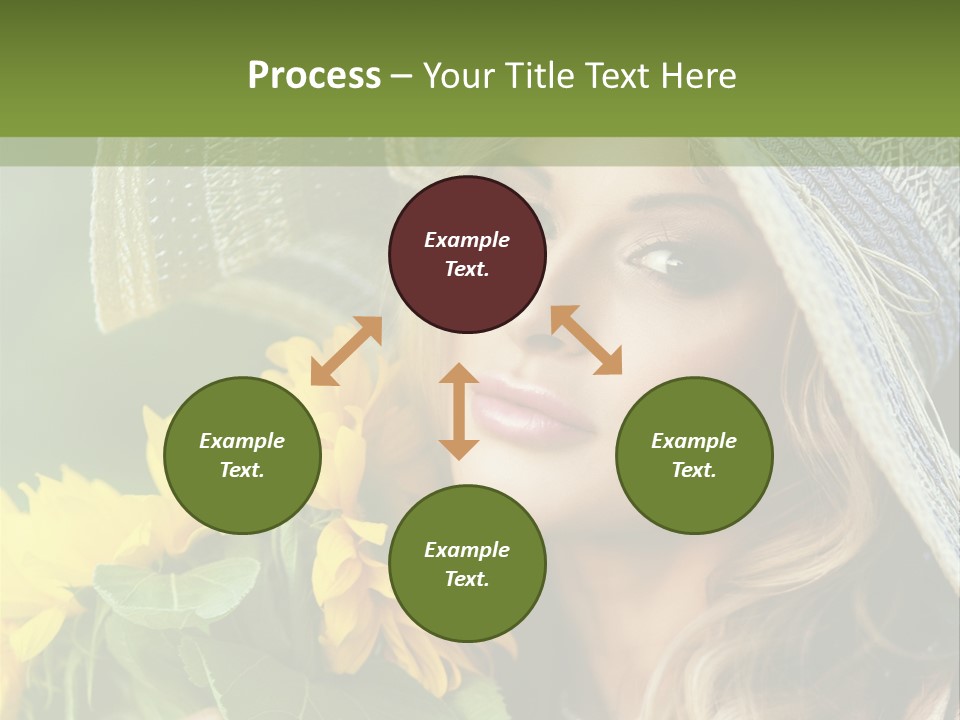 Crop Edible Macro PowerPoint Template