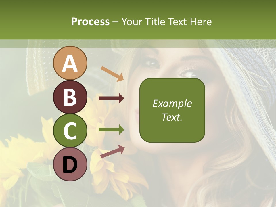 Crop Edible Macro PowerPoint Template