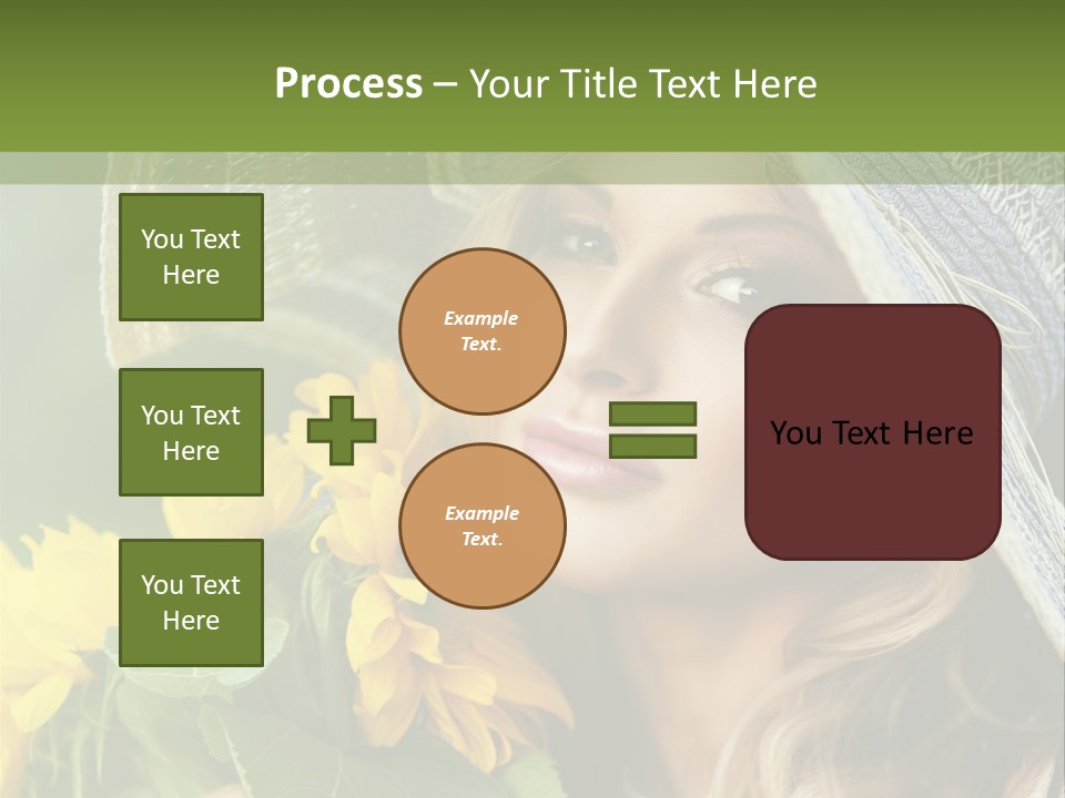 Crop Edible Macro PowerPoint Template