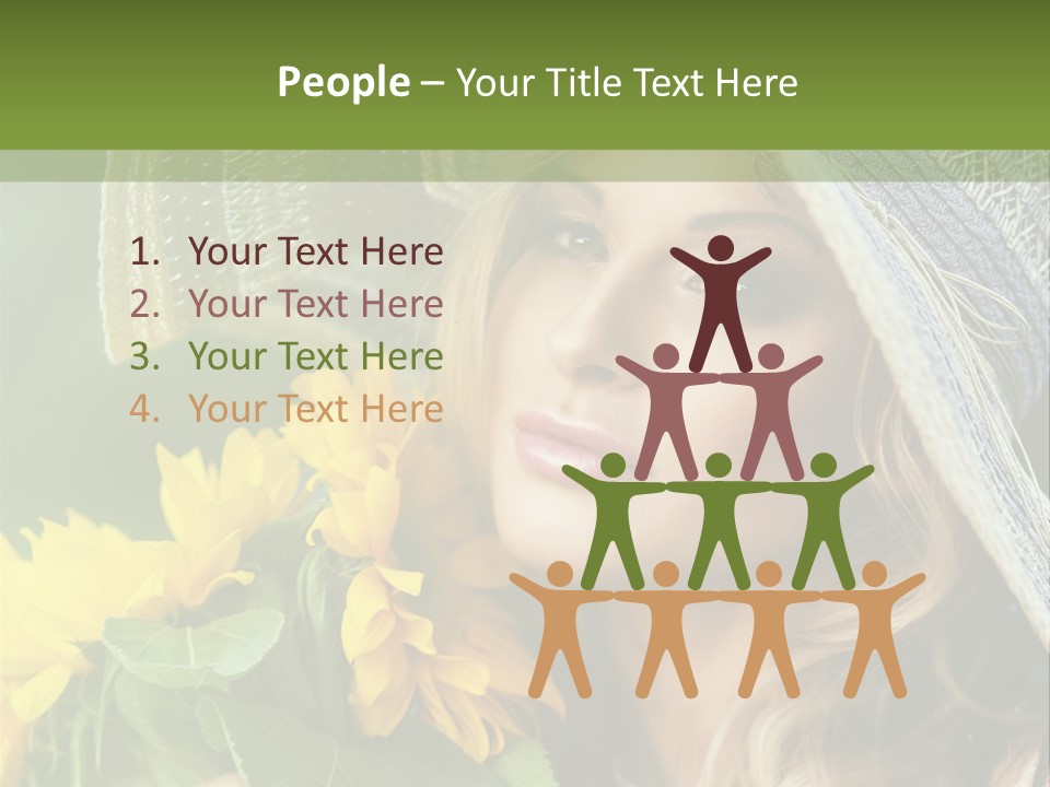 Crop Edible Macro PowerPoint Template