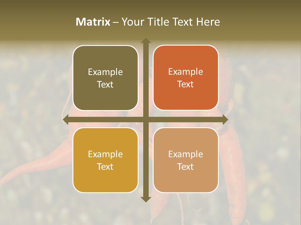 Crop Edible Macro PowerPoint Template