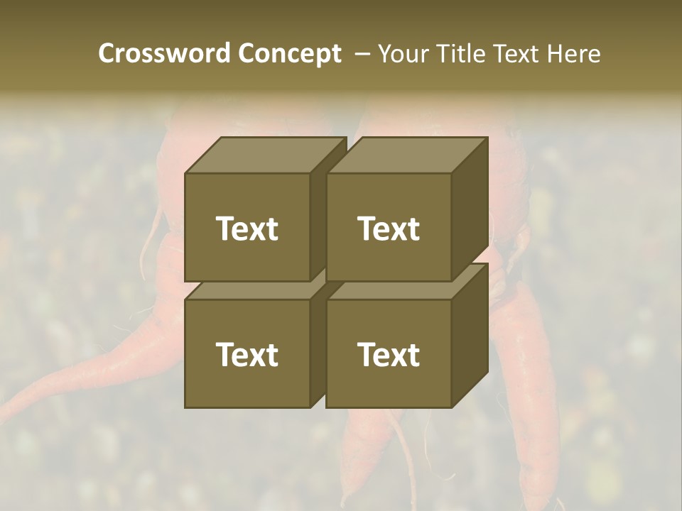 Crop Edible Macro PowerPoint Template