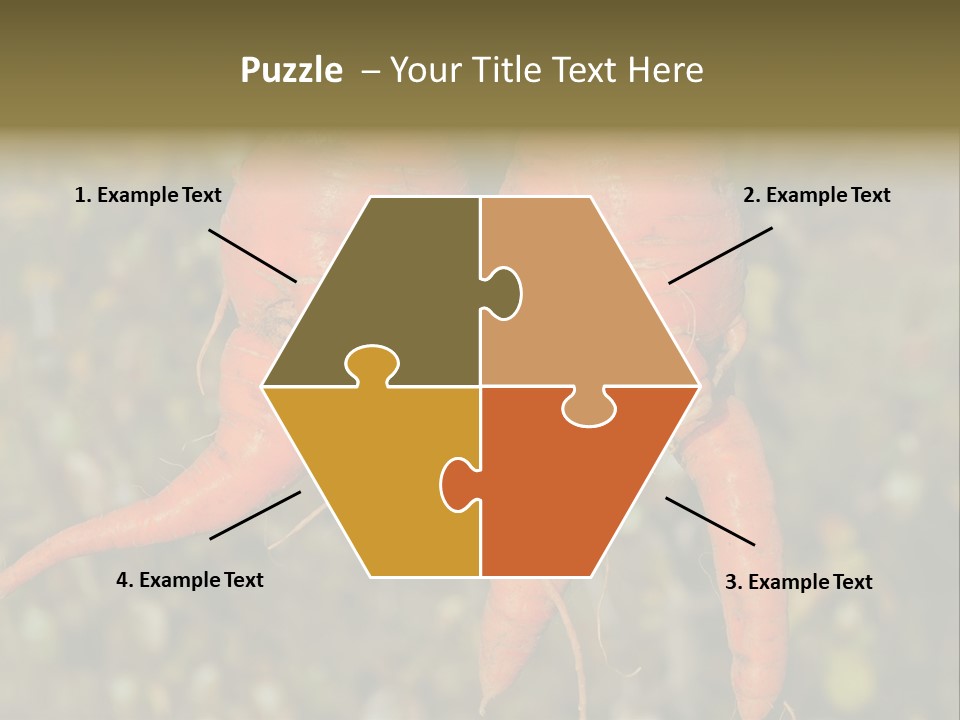 Crop Edible Macro PowerPoint Template