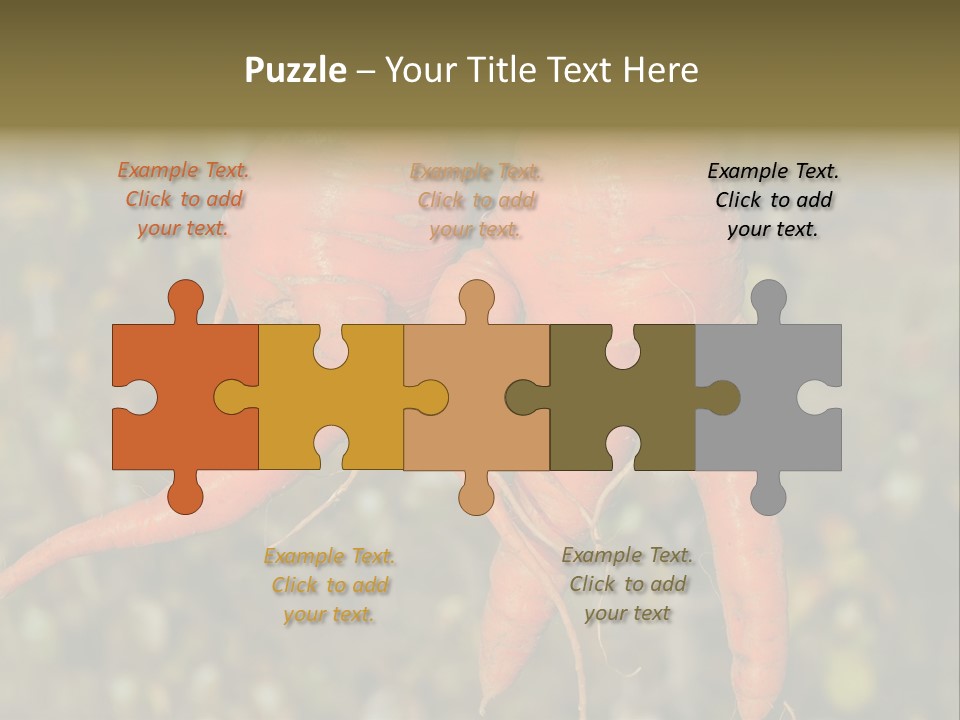 Crop Edible Macro PowerPoint Template