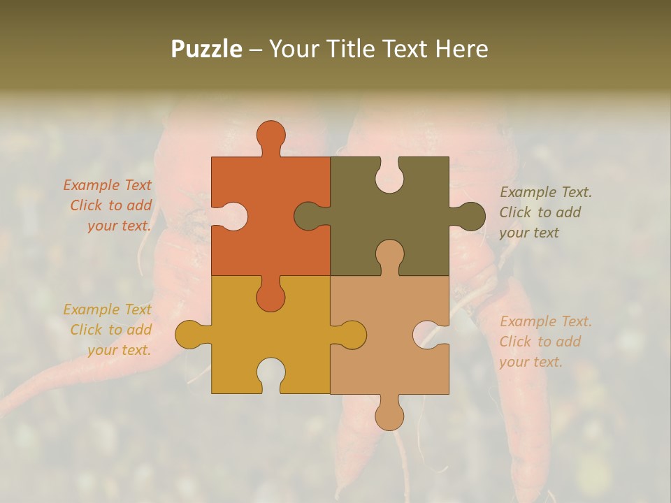 Crop Edible Macro PowerPoint Template