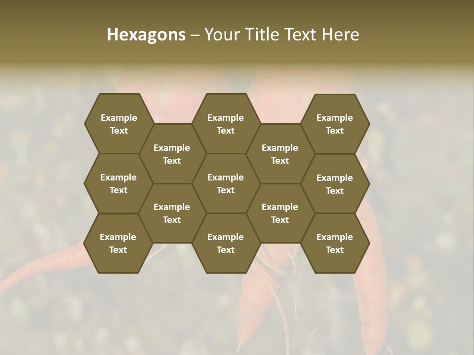 Crop Edible Macro PowerPoint Template