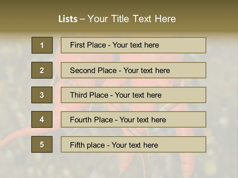 Crop Edible Macro PowerPoint Template