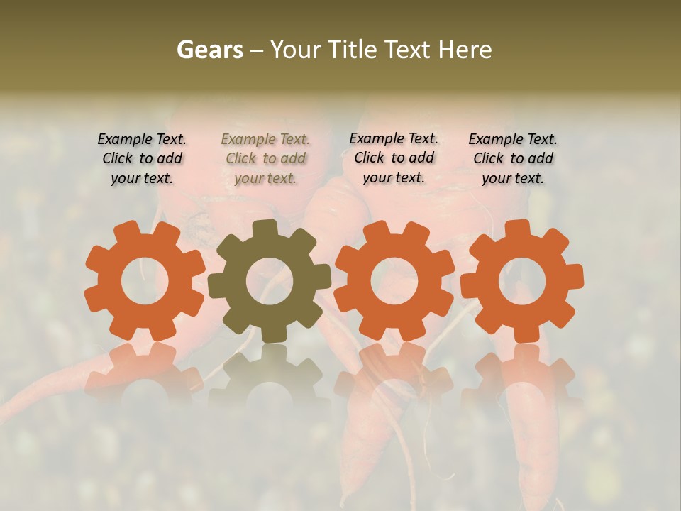 Crop Edible Macro PowerPoint Template