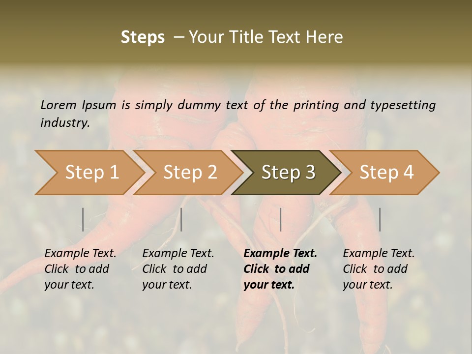 Crop Edible Macro PowerPoint Template