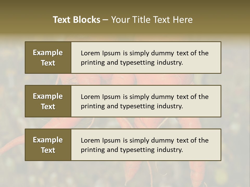 Crop Edible Macro PowerPoint Template
