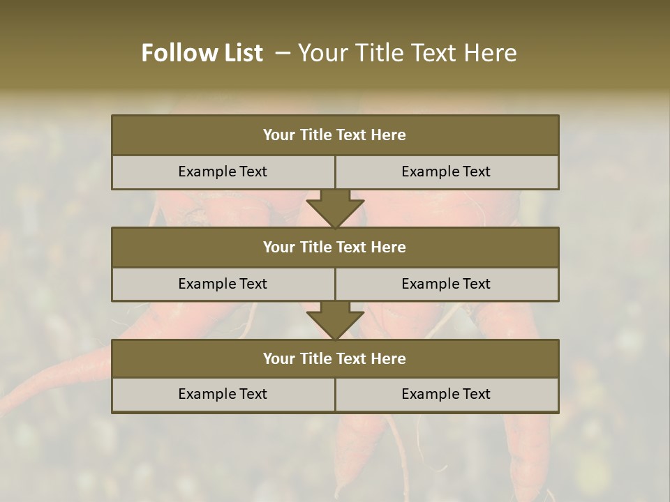 Crop Edible Macro PowerPoint Template