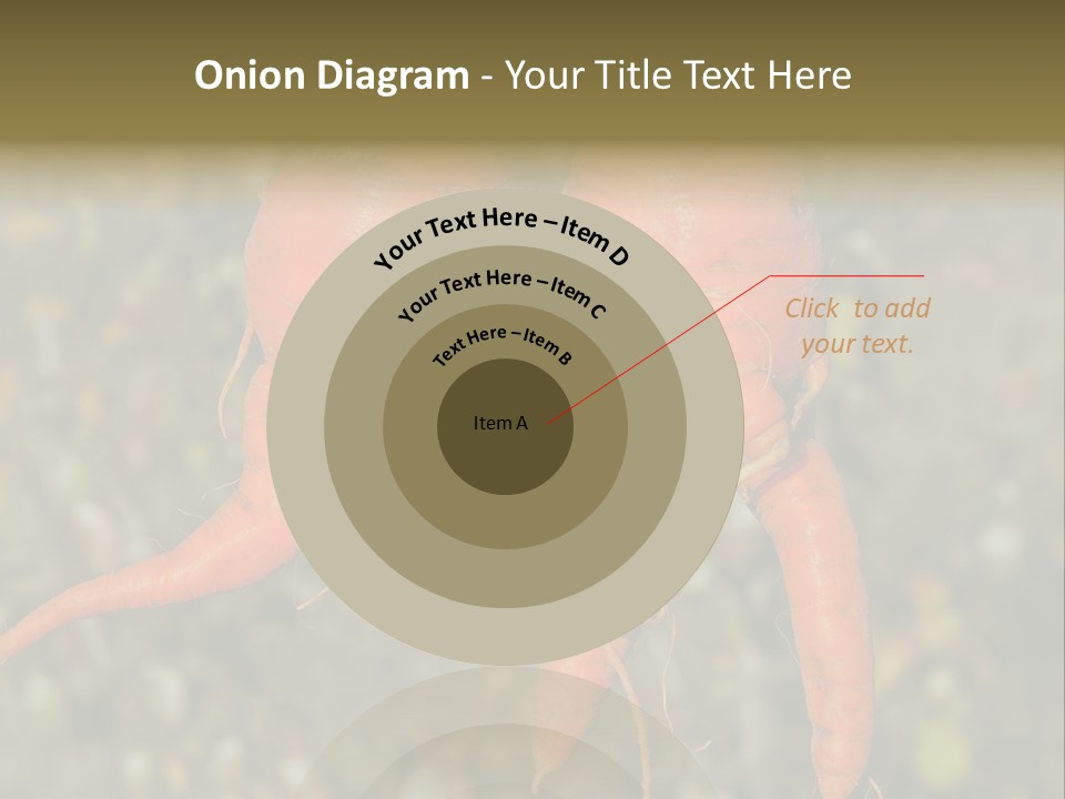 Crop Edible Macro PowerPoint Template