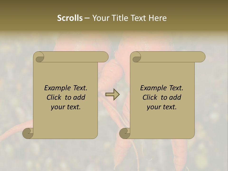 Crop Edible Macro PowerPoint Template