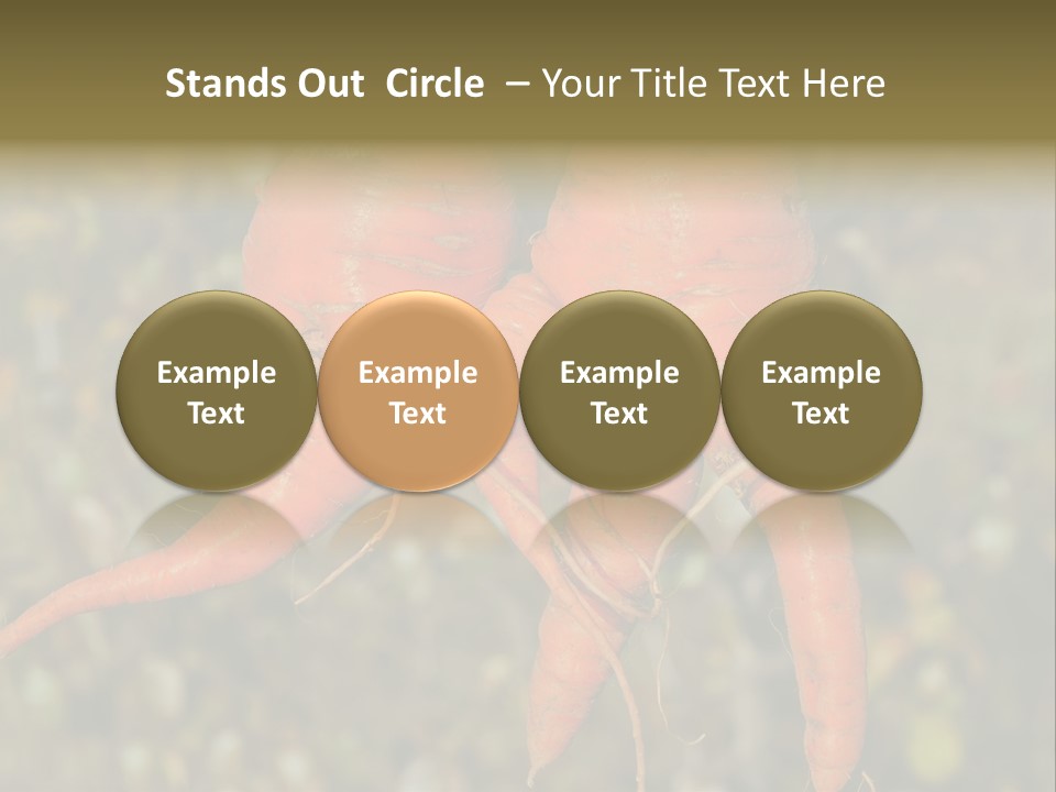 Crop Edible Macro PowerPoint Template