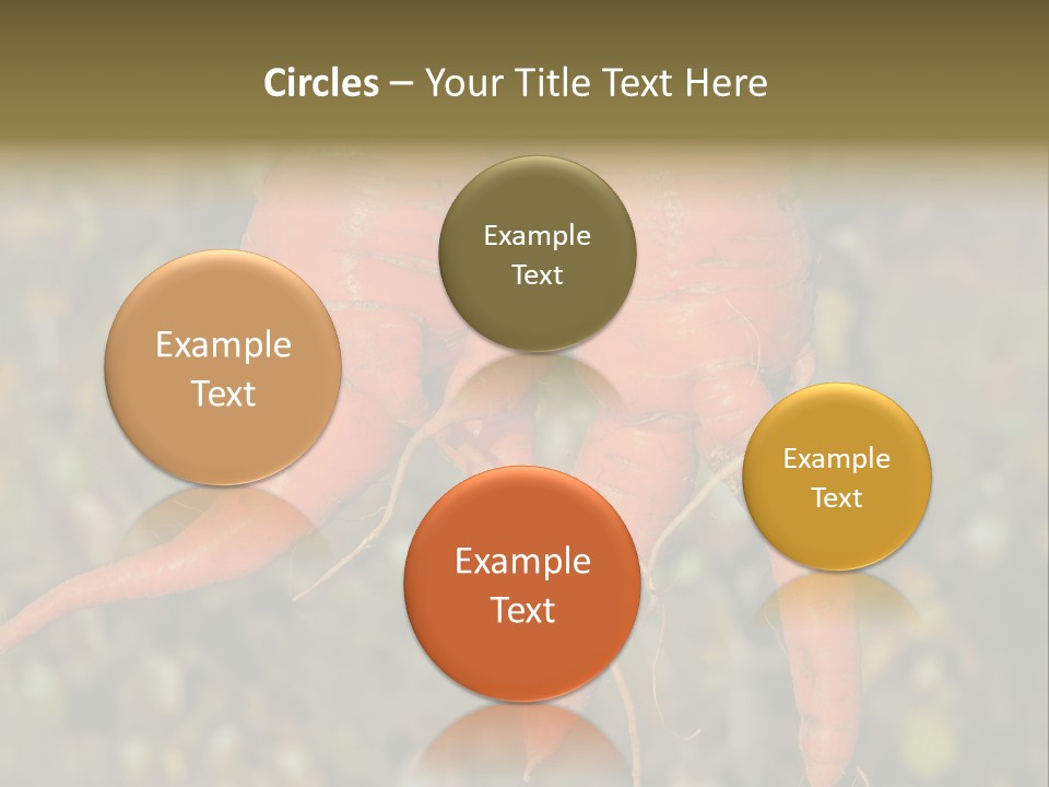 Crop Edible Macro PowerPoint Template