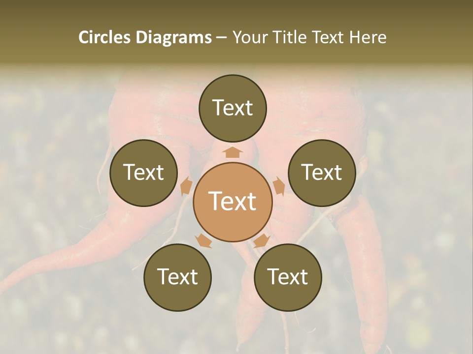 Crop Edible Macro PowerPoint Template